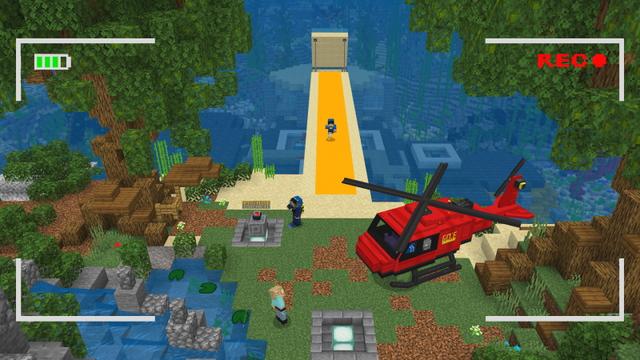 Screenshot of the Minecraft Bedrock Marketplace product Secret Underwater Base created by GoE-Craft.