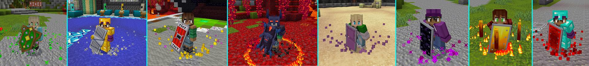 Panorama of the Minecraft Bedrock Marketplace product Shield Expansion created by GoE-Craft.