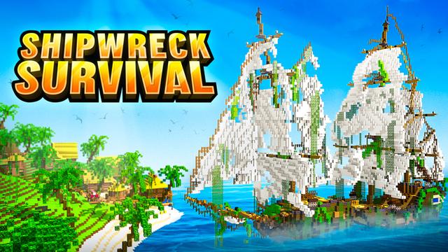 Thumbnail of the Minecraft Bedrock Marketplace product Shipwreck Survival created by GoE-Craft.