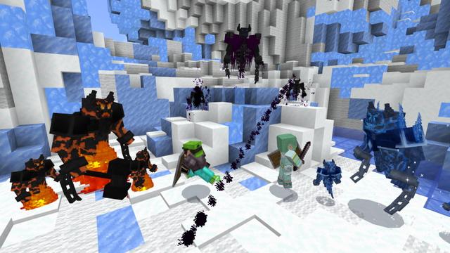 Screenshot of the Minecraft Bedrock Marketplace product Skyblock Towers Adventure created by GoE-Craft.