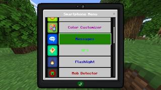 Screenshot of the Minecraft Bedrock Marketplace product Smartphones Add-On created by GoE-Craft.