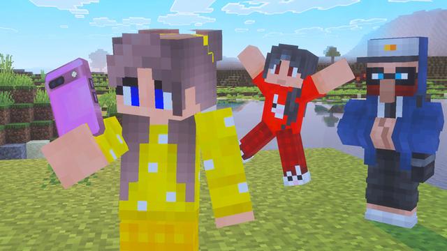 Screenshot of the Minecraft Bedrock Marketplace product Smartphones Add-On created by GoE-Craft.
