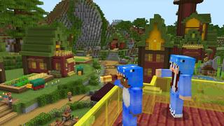 Screenshot of the Minecraft Bedrock Marketplace product Sniffer Village created by GoE-Craft.