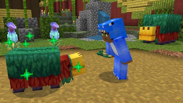 Screenshot of the Minecraft Bedrock Marketplace product Sniffer Village created by GoE-Craft.