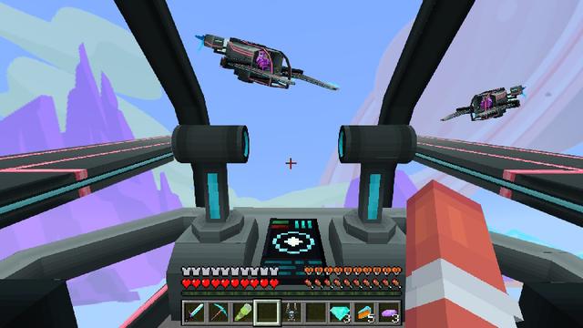 Screenshot of the Minecraft Bedrock Marketplace product Space City created by GoE-Craft.