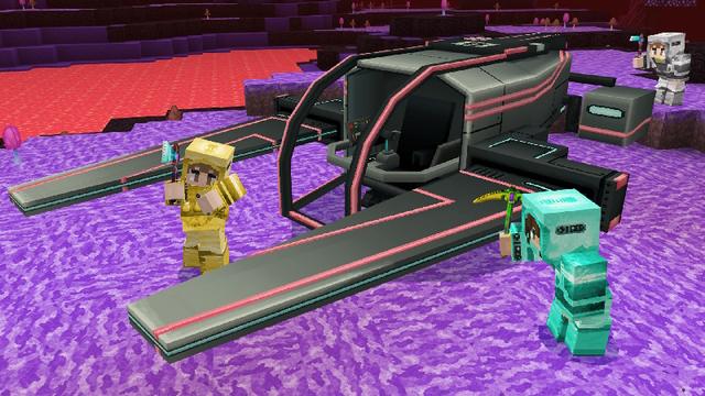 Screenshot of the Minecraft Bedrock Marketplace product Space City created by GoE-Craft.