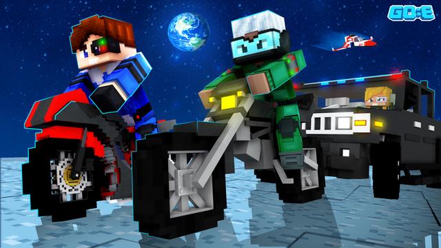 Thumbnail of the Minecraft Bedrock Marketplace product Space Cops created by GoE-Craft.