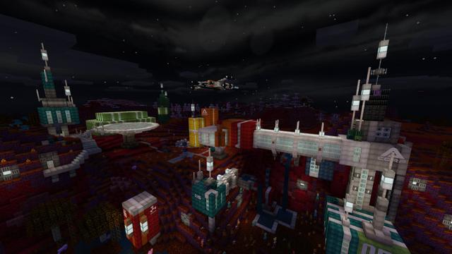 Screenshot of the Minecraft Bedrock Marketplace product Space Craft created by GoE-Craft.