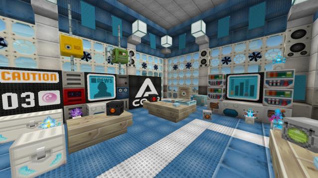 Screenshot of the Minecraft Bedrock Marketplace product Space Craft created by GoE-Craft.