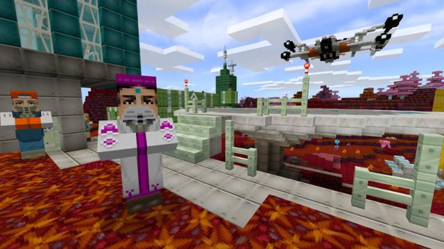 Screenshot of the Minecraft Bedrock Marketplace product Space Craft created by GoE-Craft.