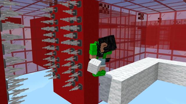 Screenshot of the Minecraft Bedrock Marketplace product Speed Bridge Challenge created by GoE-Craft.