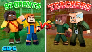 Thumbnail of the Minecraft Bedrock Marketplace product Students vs. Teachers created by GoE-Craft.