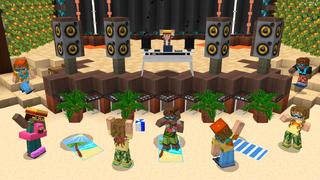 Screenshot of the Minecraft Bedrock Marketplace product Summer Beach Party created by GoE-Craft.