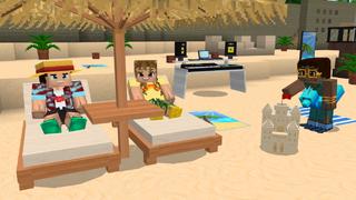 Screenshot of the Minecraft Bedrock Marketplace product Summer Beach Party created by GoE-Craft.