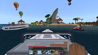 Screenshot of the Minecraft Bedrock Marketplace product Summer Beach Party created by GoE-Craft.