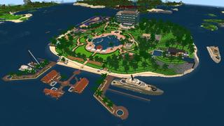 Screenshot of the Minecraft Bedrock Marketplace product Summer Billionaire Resort created by GoE-Craft.