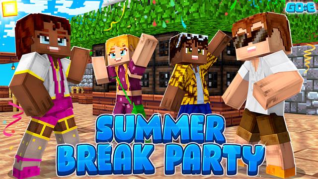 Thumbnail of the Minecraft Bedrock Marketplace product Summer Break Party created by GoE-Craft.