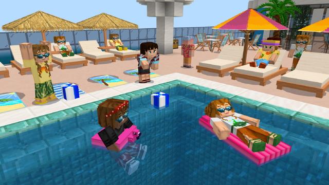 Screenshot of the Minecraft Bedrock Marketplace product Summer Cruise created by GoE-Craft.