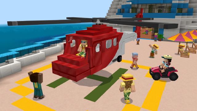 Screenshot of the Minecraft Bedrock Marketplace product Summer Cruise created by GoE-Craft.