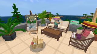 Screenshot of the Minecraft Bedrock Marketplace product Summer Luxury Resort created by GoE-Craft.