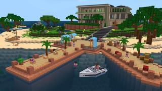 Screenshot of the Minecraft Bedrock Marketplace product Summer Luxury Resort created by GoE-Craft.