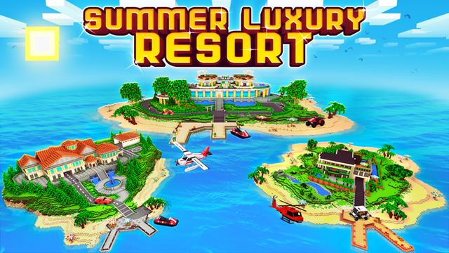 Thumbnail of the Minecraft Bedrock Marketplace product Summer Luxury Resort created by GoE-Craft.