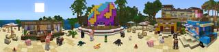 Panorama of the Minecraft Bedrock Marketplace product Summer Mobs created by GoE-Craft.