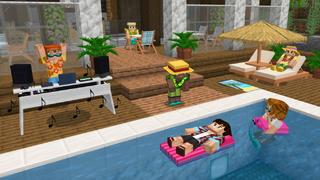 Screenshot of the Minecraft Bedrock Marketplace product Summer Tropical Resort created by GoE-Craft.