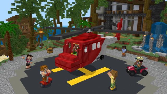 Screenshot of the Minecraft Bedrock Marketplace product Summer Tropical Resort created by GoE-Craft.