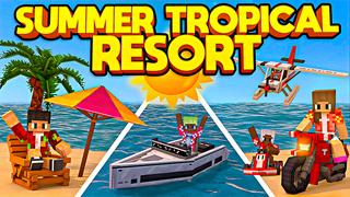 Thumbnail of the Minecraft Bedrock Marketplace product Estância Tropical de verão created by GoE-Craft.