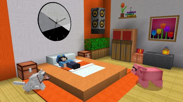 Screenshot of the Minecraft Bedrock Marketplace product Super Modern - Trendy Textures created by GoE-Craft.