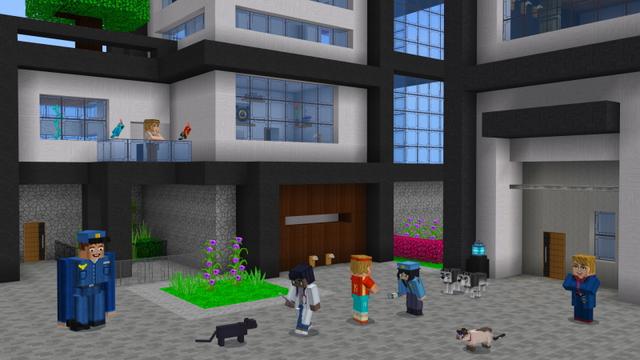 Screenshot of the Minecraft Bedrock Marketplace product Super Modern - Trendy Textures created by GoE-Craft.