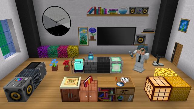 Screenshot of the Minecraft Bedrock Marketplace product Super Modern - Trendy Textures created by GoE-Craft.
