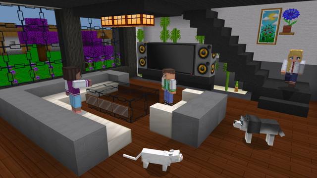 Screenshot of the Minecraft Bedrock Marketplace product Super Modern - Trendy Textures created by GoE-Craft.