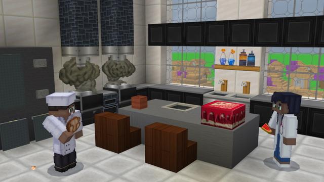 Screenshot of the Minecraft Bedrock Marketplace product Super Modern - Trendy Textures created by GoE-Craft.