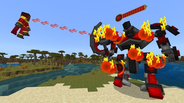 Screenshot of the Minecraft Bedrock Marketplace product Superhero Morphs created by GoE-Craft.