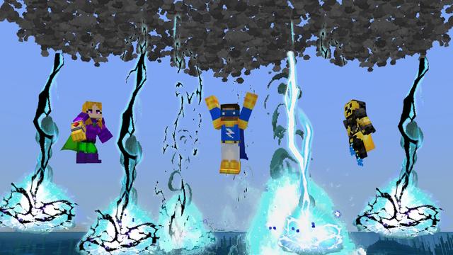 Screenshot of the Minecraft Bedrock Marketplace product Superhero Morphs created by GoE-Craft.