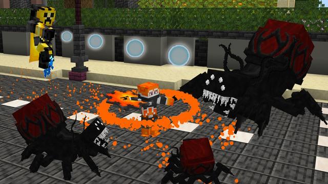 Screenshot of the Minecraft Bedrock Marketplace product Superhero Morphs created by GoE-Craft.