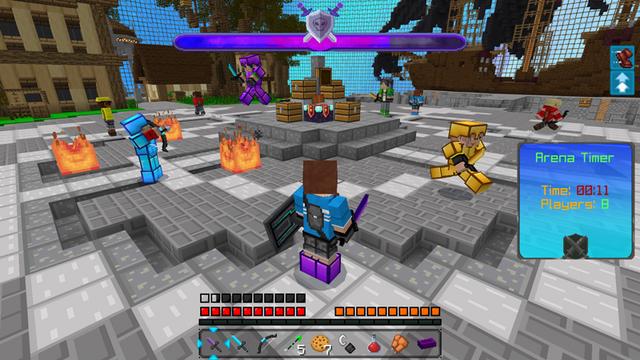 Screenshot of the Minecraft Bedrock Marketplace product Survival Games Mash Up created by GoE-Craft.