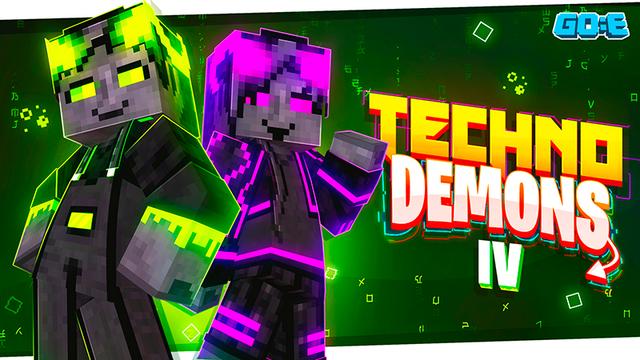 Thumbnail of the Minecraft Bedrock Marketplace product Techno Demons IV created by GoE-Craft.