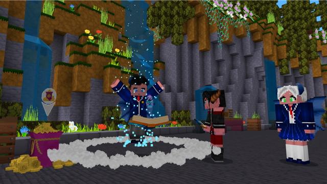 Screenshot of the Minecraft Bedrock Marketplace product Teen Demon High School Mash-Up created by GoE-Craft.