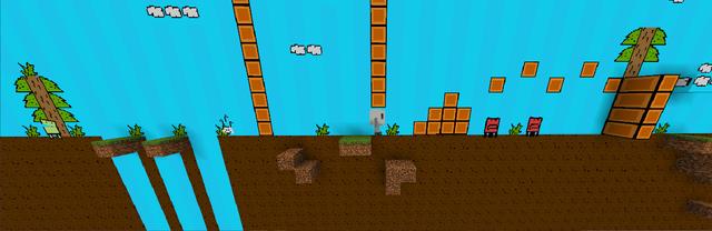 Panorama of the Minecraft Bedrock Marketplace product Texty In a 3D World created by GoE-Craft.