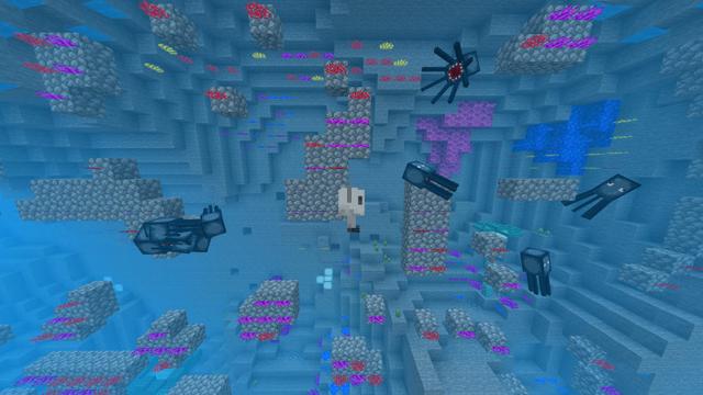 Screenshot of the Minecraft Bedrock Marketplace product Texty In a 3D World created by GoE-Craft.