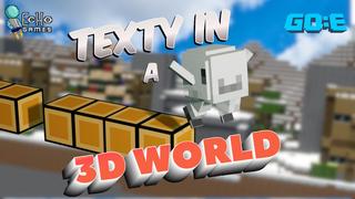 Thumbnail of the Minecraft Bedrock Marketplace product Texty in einer 3D-Welt created by GoE-Craft.