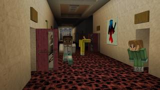 Screenshot of the Minecraft Bedrock Marketplace product The Backrooms Bunker created by GoE-Craft.