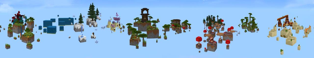 Panorama of the Minecraft Bedrock Marketplace product Tiny Skyblock created by GoE-Craft.
