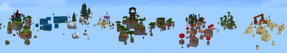 Panorama of the Minecraft Bedrock Marketplace product Tiny Skyblock created by GoE-Craft.