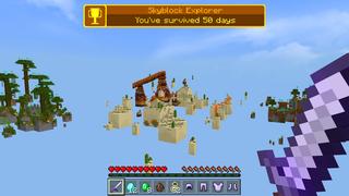 Screenshot of the Minecraft Bedrock Marketplace product Tiny Skyblock created by GoE-Craft.