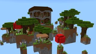 Screenshot of the Minecraft Bedrock Marketplace product Tiny Skyblock created by GoE-Craft.