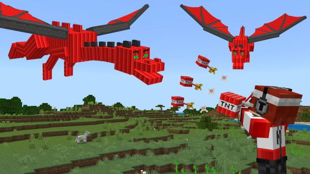 Screenshot of the Minecraft Bedrock Marketplace product TNT Animals created by GoE-Craft.